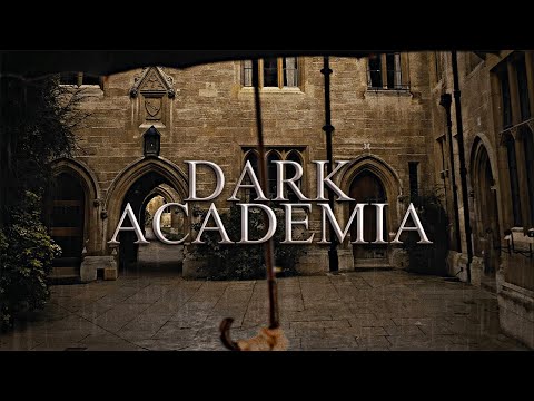 Dark Academia ◈ Rain Under Umbrella Ambience / Relaxing Rain Sounds & Soft Music