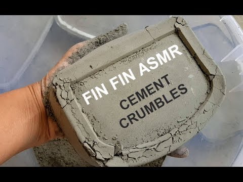 ASMR : Pure Cement Blocks Crumbles in Bucket #172