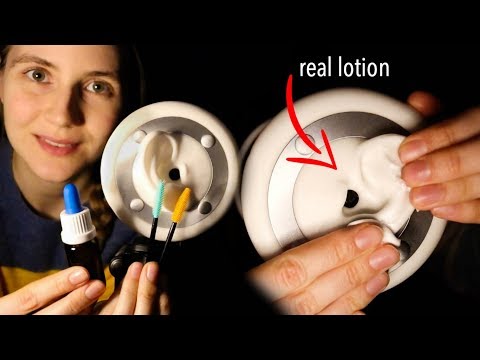 ASMR 3Dio LOTION EAR MASSAGE with Brushes & Pipette