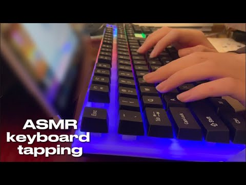 ASMR | keyboard typing 💬 + writing a message to u