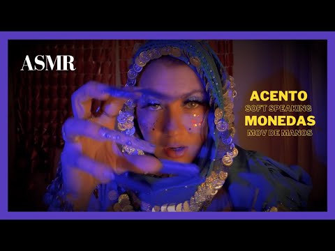 ASMR Roleplay con acento (moneditas, ambiente relajante, nail clicking)