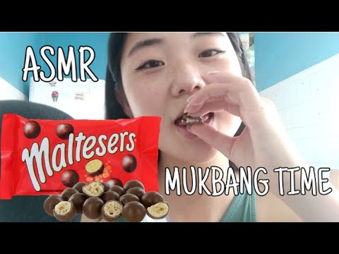 ASMR| MALTESERS CHOCOLATE BALLS AND MILK (CELEBRATING 1K)