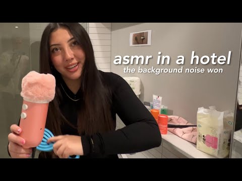 ASMR in a hotel room 😭 background noise - 1, jade - 0