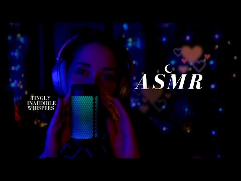 ASMR ☁️ Tingly Inaudible whispers ~ Whisper rambling for sleep