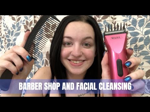 [ASMR] Barber Shop & Facial Cleansing RP!
