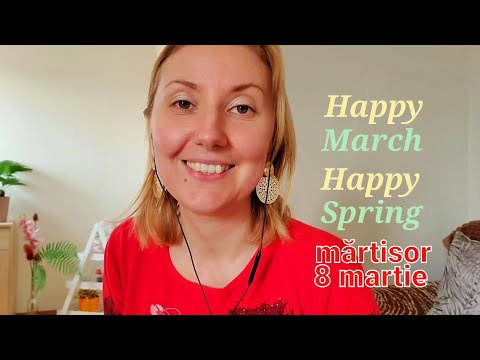 ASMR March in Romanian tradition, month of beauty and renewal 🐣🌸🌱