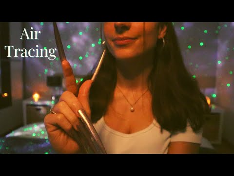 ASMR | AIR TRACING WITH EXTREMELY LONG NAILS