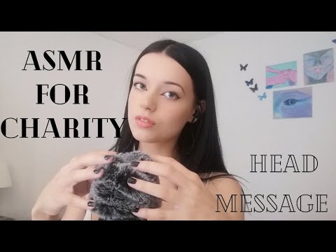 CHARITY ASMR | Giving you a head massage (charity video of June)