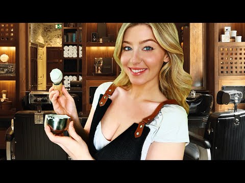 ASMR FOR MEN 💈 Flirty Barbershop Experience Ft. Haircut, Shave & Personal Grooming