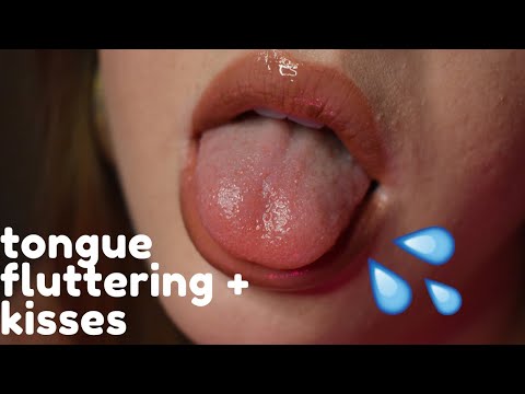 ASMR || Pure Tongue Fluttering and Kissing Noises