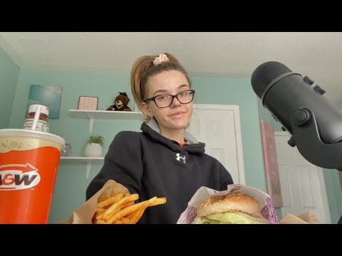 ASMR A&W Mukbang🍔 (+some disappointing news)