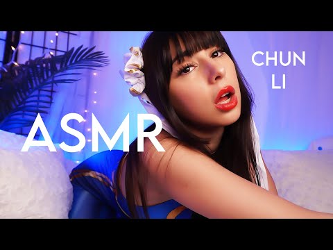 ASMR Chun Li Helps You " Relax " 👀 (ASMR FOR SLEEP, personal attention, cosplay rp)