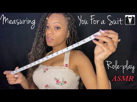 🤵 ASMR 🤵 Measuring You For a Suit Role-play | Personal Attention | Soft Spoken 📏
