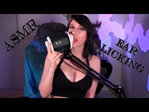 ASMR Ear Licking (slow and gentle)