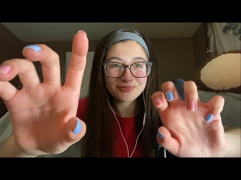 ASMR Scratching You To Sleep (mouth sounds + hand movements)