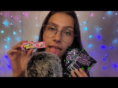 ASMR | Candy Mouth Sounds (Pop Rocks + Gum Chewing)