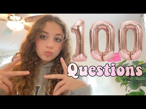 Answering 100 questions| 100K Special!