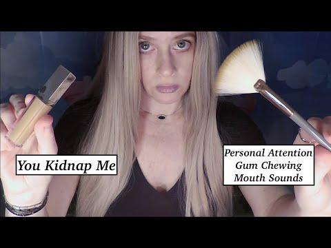 ASMR YOU KIDNAP ME | Gum Chewing, Close Gentle Whisper, Personal Attention, Mouth Sounds