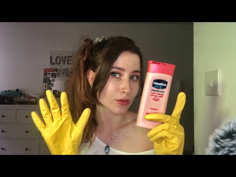 ASMR Fast & Aggressive Rubber Gloves & Lotion Sounds