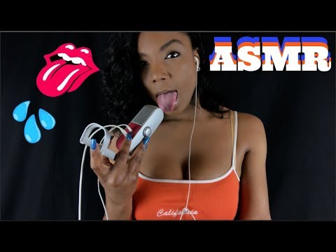 ASMR Mouth Sounds!! Tongue Wiggling and Kissing Sounds | 100K Views Special!!