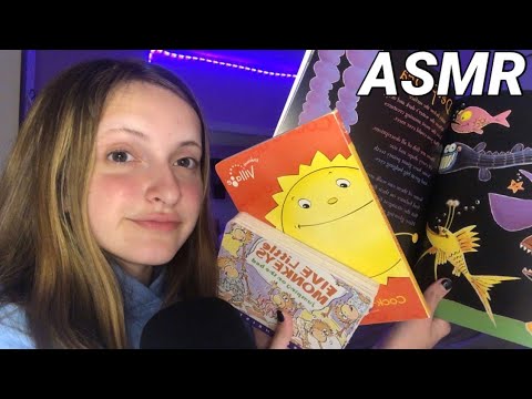 ASMR Reading Children/Sensory Books To Help You Sleep (Bedtime Stories)