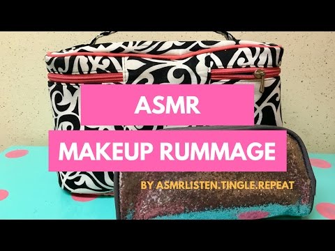 ASMR - FAST Makeup Rummage *no talking*