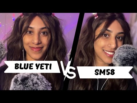 ASMR | Which mic is better for ASMR? 🧐 Blue Yeti VS SM58??