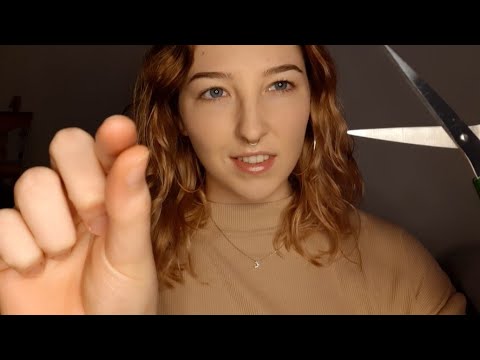 ASMR plucking & snipping for stressful times