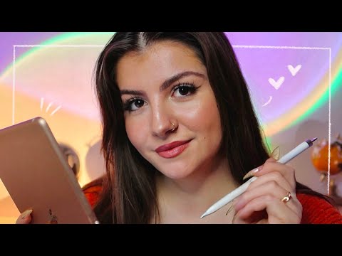 ASMR | Ta crush te dessine 💖🖊️ (roleplay & attention personnelle)