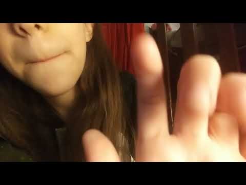 ASMR upclose...mouth sounds...face touching video