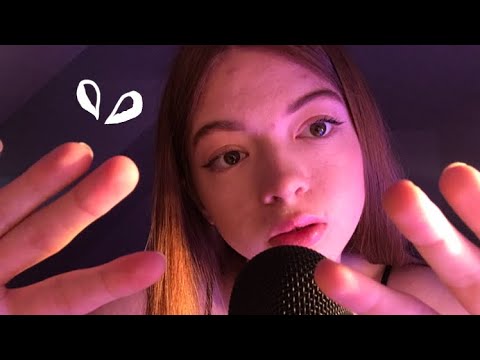 ~ ASMR ~ Hand movements/sounds and finger fluttering 🤲 (+ mouth sounds)