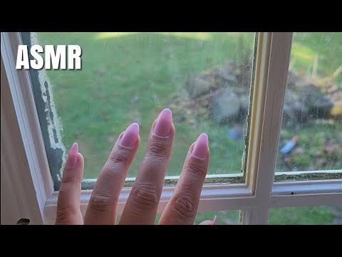 ASMR Aggressive Camera Scratching And Tapping Walking Outside(Lo-fi)