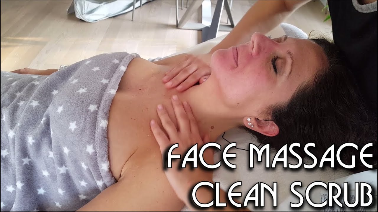 💆 Face Massage Clean and Scrub - Tapping Rubbing Stroking - BINAURAL recording - ASMR no Talking
