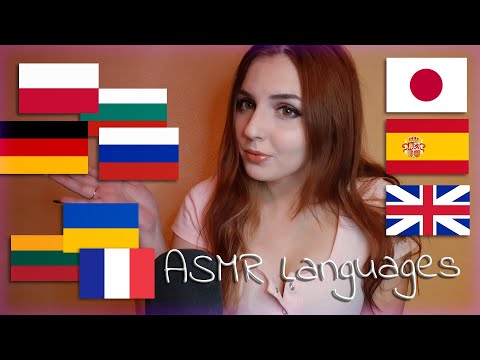 ASMR Whispering "I Love You" in 10 different languages~