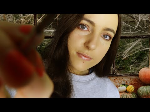 Painting Pumpkins on your Face 🎃 ASMR