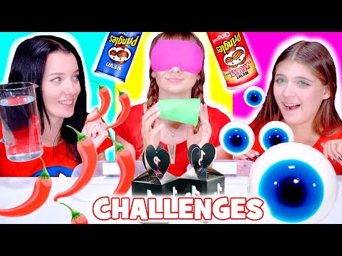 ASMR Most Popular Food Challenge (Drink Race, Chips, Cotton Candy)
