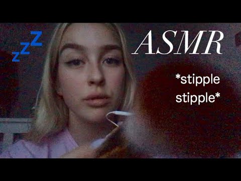 ASMR | Personal Attention with Face Brushing and Stipples {DARKER}