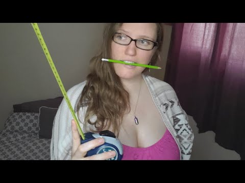 [ASMR] Fixing & Measuring You Roleplay (writing, wrenching, clipping, stippling, tapping, metal)