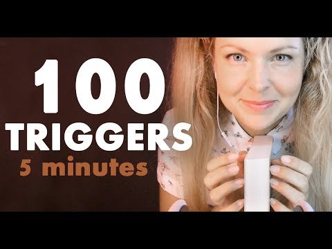 ASMR ❤ fun ❤ 100 TRIGGERS in 5 MINUTES
