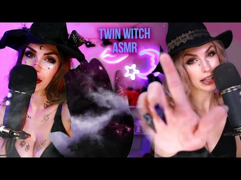 Twin ASMR Roleplay | Good Witch vs Bad Witch | Visual Tingles for Relaxation