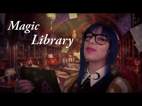 Magic School Library: vieni a preparare i tuoi esami di magia! 🧙🏻‍♀️ (ASMR roleplay)