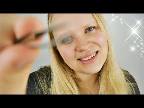 [ASMR] Doing Your Eyebrows - Personal Attention (Tweezing and Styling)