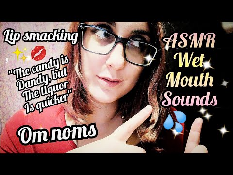 Best 5 Minutes of Your Day ASMR Wet Mouth Sounds and Whispering 💋💦 (Alex Custom Video)