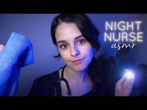 ASMR Night Nurse takes care of you🌙 Personal Attention Medical Check-up Roleplay