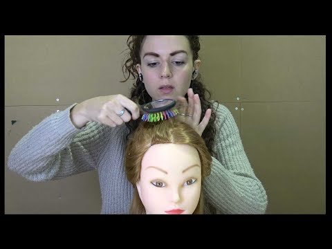 ASMR - Hair Styling Roleplay - Hair Brushing, Stroking