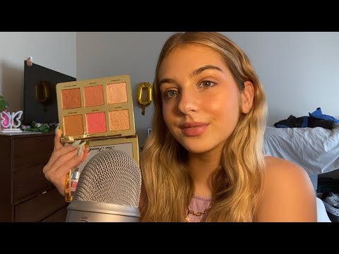 ASMR Doing My Makeup w/ Lots of Tapping and Whispering