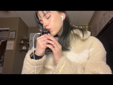 trying tascam mic for the first time ASMR