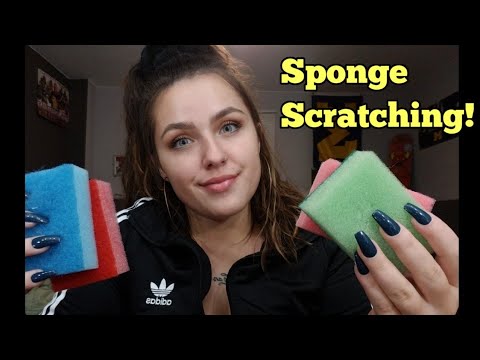 ASMR- Sponge Scratching!