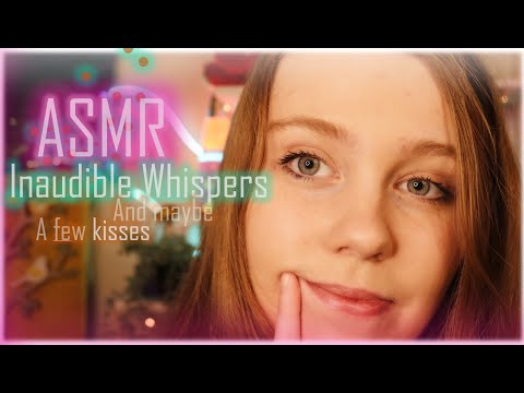 ASMR INTENSE Close-Up CLICKY INAUDIBLE & NORMAL WHISPERING (Mouth sounds, kisses & face touching) 😴
