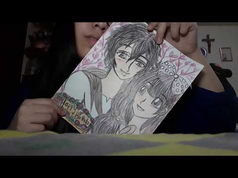 ASMR Showing some of my Drawings